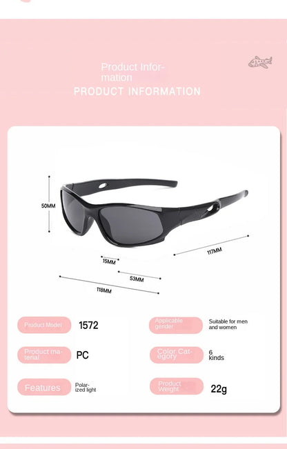 New Kids Sports Sun Glasses Cycling Sunglasses TR90 Outdoor Goggle UV Protection Eyewear Balance Car Driveing Children Glasses
