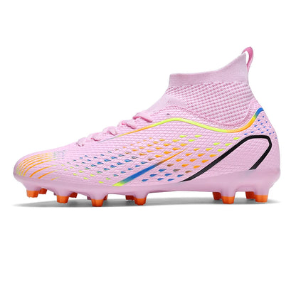 Men Football Boots Professional Turf Futsal Match Grass Unisex Outdoor Training Soccer Shoes Soccer Cleats Non-slip Breathable