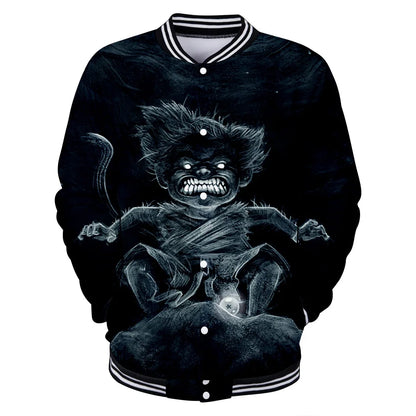 Uniforme de béisbol de estilo urbano de Dragon Ball para hombre, mujer y niños; disfraces de Son Goku para adultos; chaquetas; abrigos de primavera y otoño; cárdigans; sudaderas; regalo