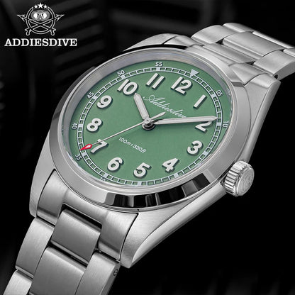 ADDIESDIVE 2026 New Men's Luxury Quartz Watch 100m Water Resistance Sapphire Crystal Japanese Movement BGW9 Blue Lume AD2521