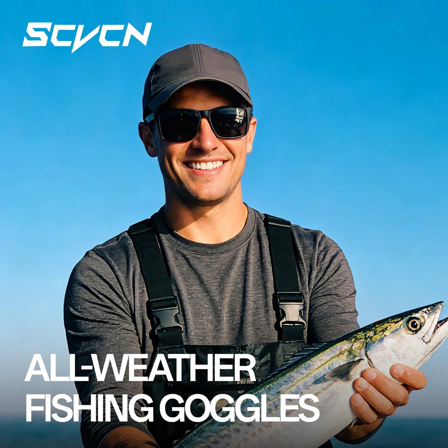 SCVCN New Polarized Water Sports Glasses Women Professional Surfing Boating Fishing Anti-glare Rafting Sailing UV400 Sunglasses