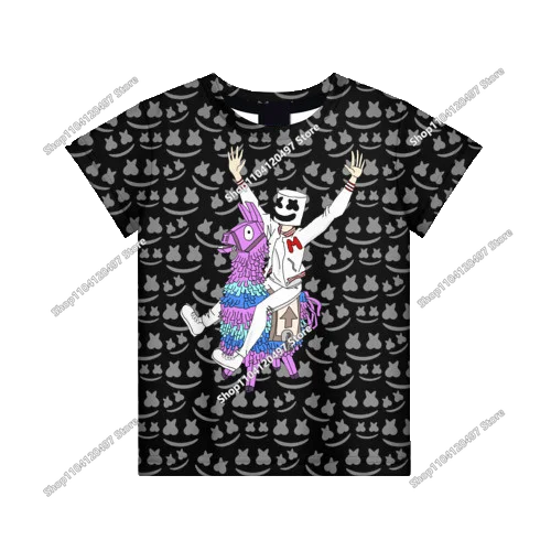 Tricou Fortnite pentru băieți, tricou de vară cu tematică anime și jocuri, tricou universal, tricou drăguț, tricou basic Battle Gamer, cu mânecă scurtă, pentru bărbați
