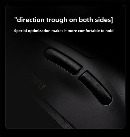 Ratón gaming inalámbrico Bluetooth ATK Dragonfly A9, diseño ergonómico, respuesta rápida, PAW3950 Ultra, 800mAh, ligero, 8KHz, esports