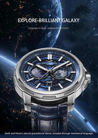 BORIAGE(BOAIJIUA) Fully Automatic Mechanical Men's Watch Original Design Mechanical Watches  Waterproof Luminous Wristwatch