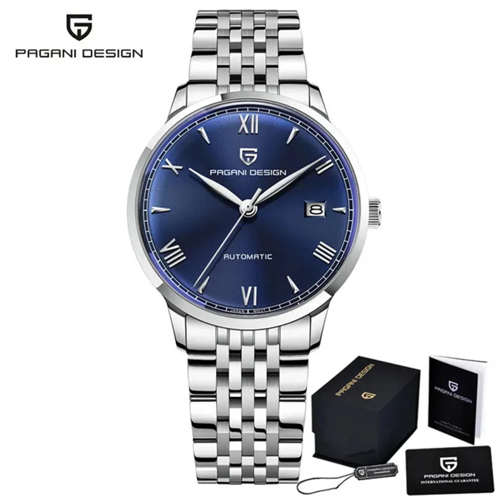 PAGANI DESIGN 40MM Pilot Men's Mechanical Watch Luxury Sapphire Glass Automatic Watch 100M Waterproof NH35 Wristwatch for Men