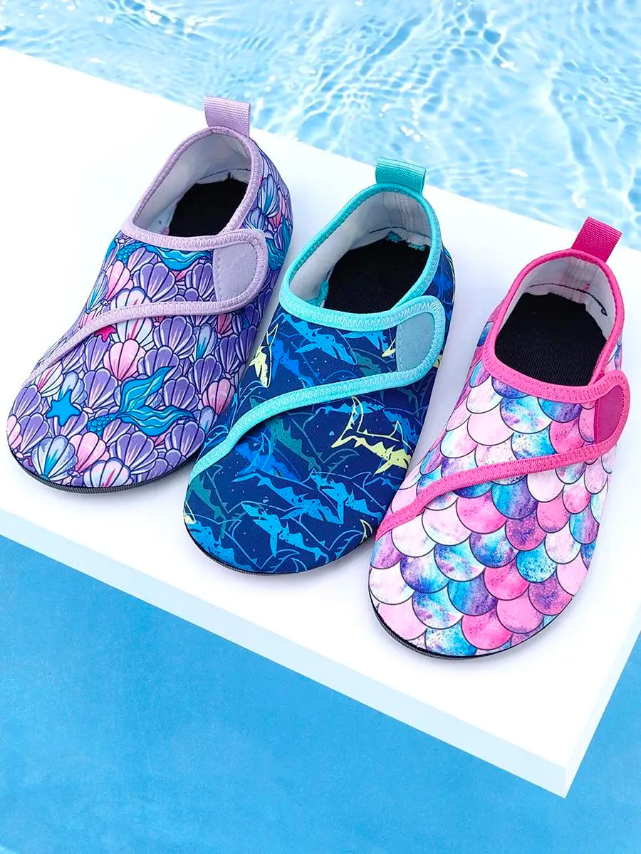 Weiche, faltbare Wasserschuhe für Jungen und Mädchen – Kinder-Strandschuhe für Sommer, Outdoor, Waten, Schwimmen, Surfen und Meer, schnell trocknende Aqua-Schuhe