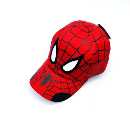 Marvel's new children's cotton skin friendly breathable cartoon sun hat embroidered duckbill cap Spider Man baseball cap