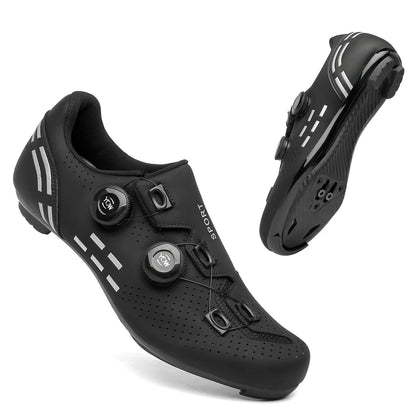Pantofi de ciclism de înaltă calitate, SPD cu autoblocare pentru bărbați, pantofi sport de curse pentru bicicletă, pantofi de ciclism MTB de munte antiderapanți pentru femei, 36-47