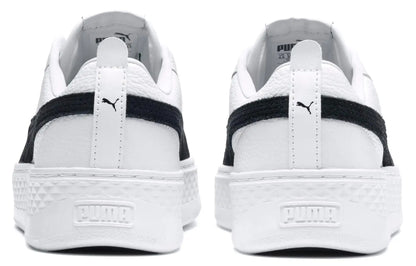 Baskets Puma Smash Platform L, blanc et noir, 366487-12