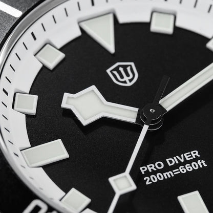 Watchdives WD1969 Pro Quartz Watches New Dial VH31 Sweep Seconds Movement 200m Waterproof Men Watches Luminous Luxury Watches