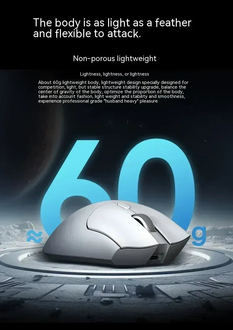 Metaphyuni Metapanda P1 kabellose Maus P1 Pro Max PAW3395, geringe Latenz, leichte E-Sports-Gaming-Maus, ergonomisch, Geschenk für PC-Gamer