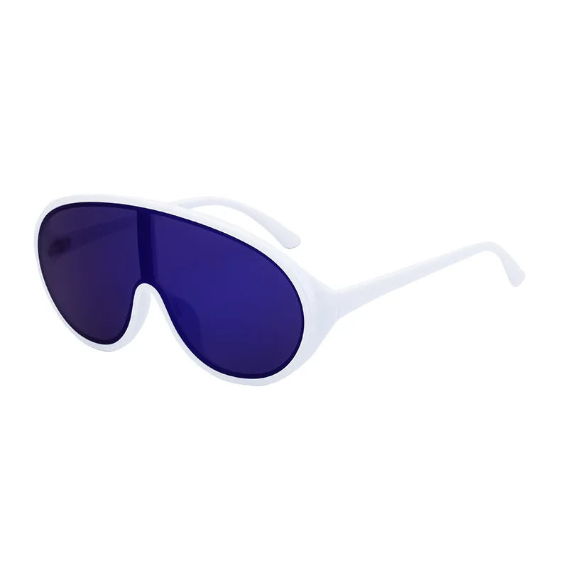 Trendy Oversized One Piece Sunglasses Women Men 2026 Luxury Brand Designer Sun Glasses Fashion Shield Shades Big Frame Eyewear