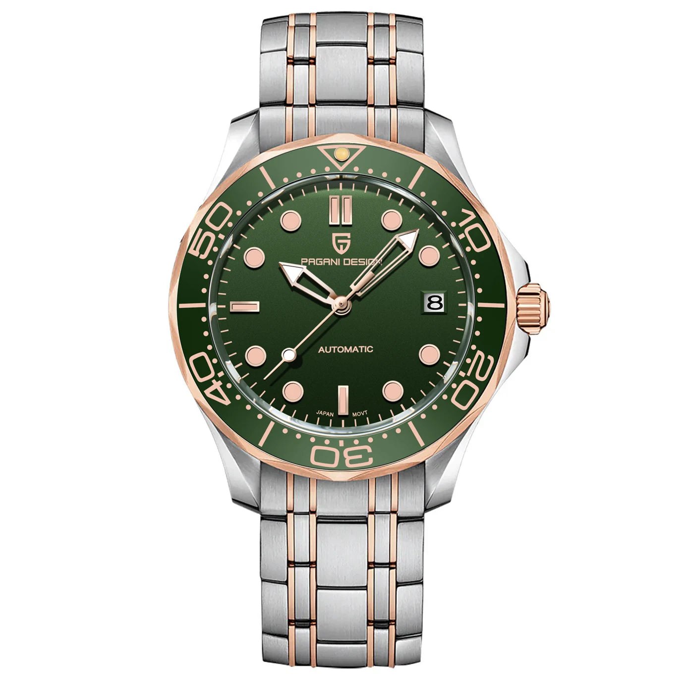 PAGANI DESIGN 2026 New V2 Waves 200M Diving Men's Watches Fashion Luxury Automatic Watch Men AR Sapphire crystal Wrist watch Men