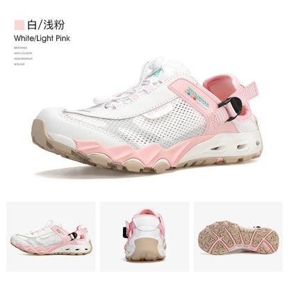 HUMTTO Men Upstream Shoes Outdoor Trekking Wading Aqua Shoes Breathable Mesh Quick drying ankle women  water Sneakers Non-slip