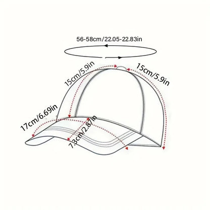 Retro Sunflower Pattern Baseball Hat Dad Hat, Suitable for Outdoor Sports, Fishing and Camping, Hiking Hat