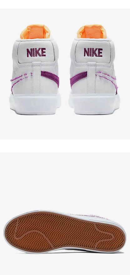 Nike genuine SB BLAZER ZOOM men's and women's mid top skateboard shoes DA2189-100