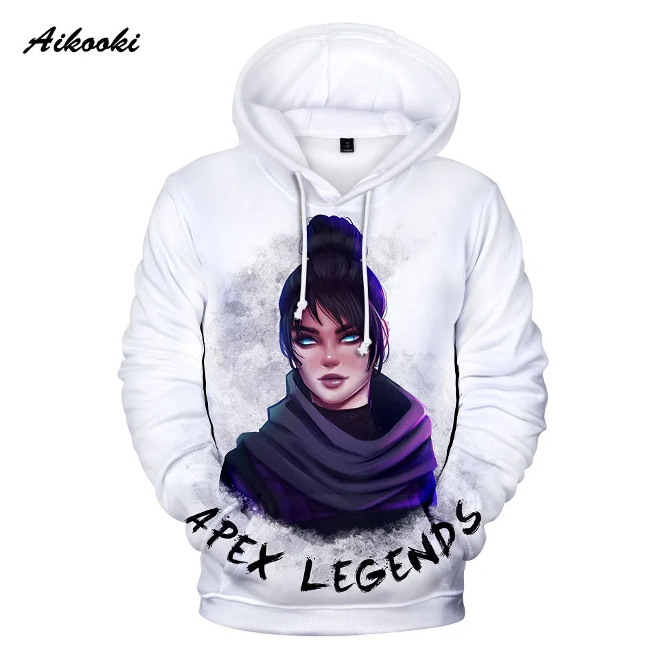Personality 3D Printed Game Apex Legends Hoodies Sweatshirts Men Women High Quality Hoody Game Long Sleeve Plus Size Hoodies
