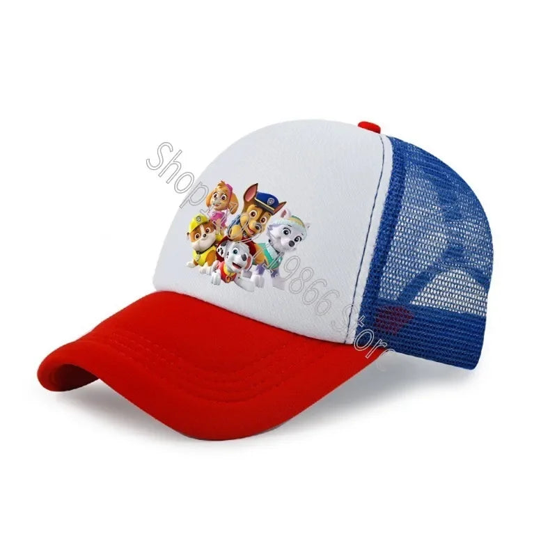 Paw Patrol Baseball Cap Skye Chase Cartoon Anime Pattern Printed Hat Unisex Caps Summer Fashion Sun Hats Birthday Party Gifts