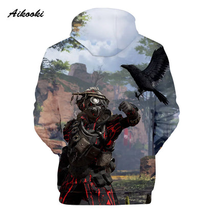 Personality 3D Printed Game Apex Legends Hoodies Sweatshirts Men Women High Quality Hoody Game Long Sleeve Plus Size Hoodies