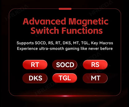 MADLIONS Mad 60he Mad60HE Mad 68HE Teclado mecánico para gaming personalizado con interruptor magnético, cableado, hot swap y tasa de sondeo de 8K