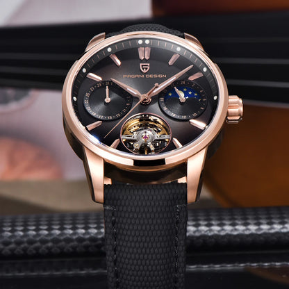 Pagani Design 2025 New 41MM Luxury Automatic Mechanical Men's Watch Stainless Steel 100m Waterproof Pilot Watch reloj hombre