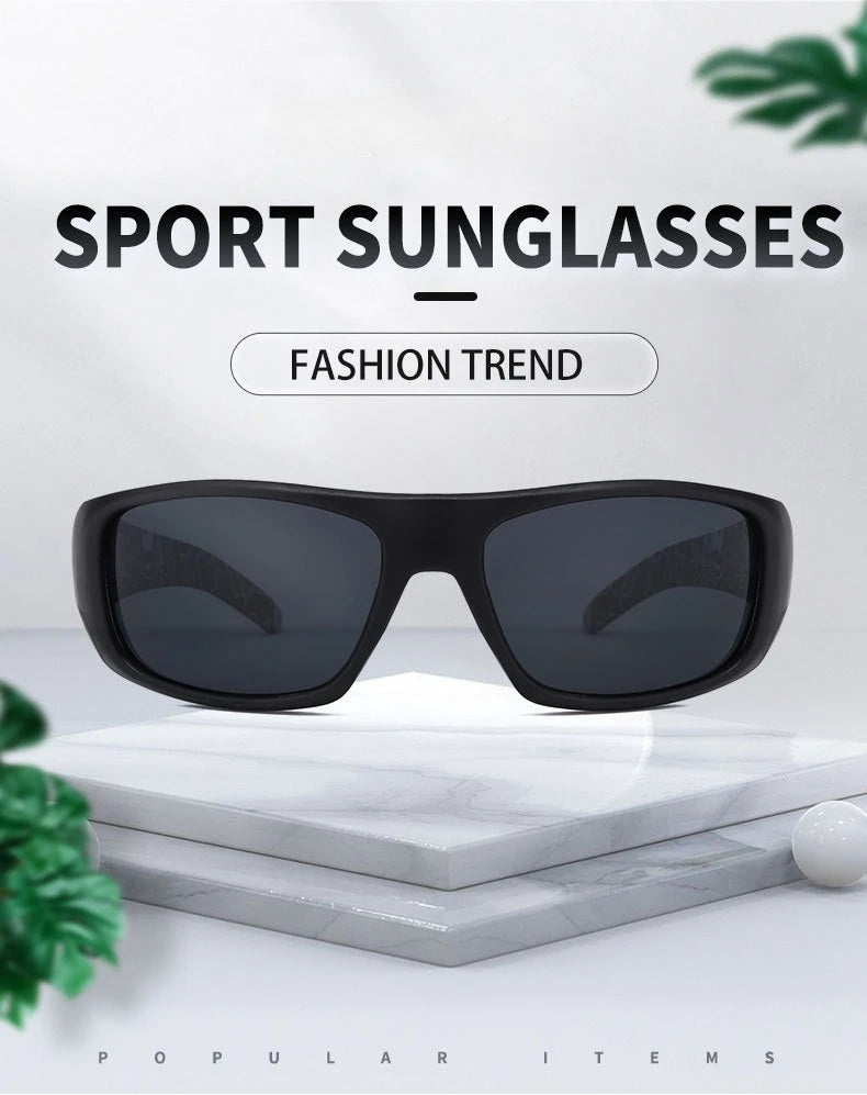Designer Luxury Brand Polarized Sunglasses Men Protection Mountaineering Windproof Eyewear Driving Outdoor Sports Sun Glasses