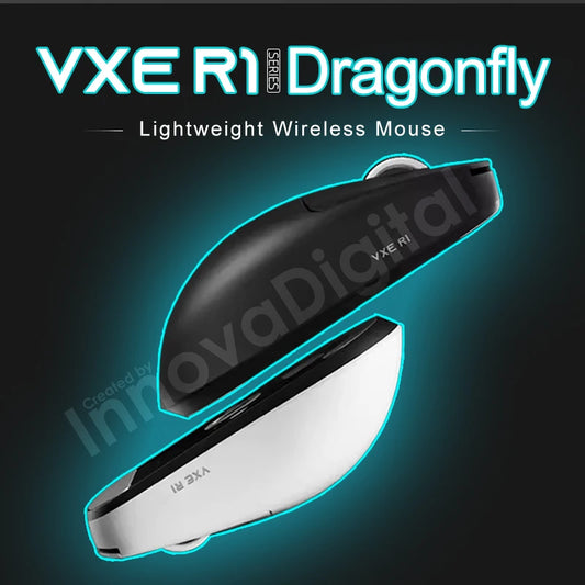 ATK VXE Dragonfly R1 Pro MAX Wireless Gaming Mouse, PAW3395 Wireless Gaming Mouse, Ultra-Lightweight Rechargeable Esports FPS Mouse with 26,000 DPI