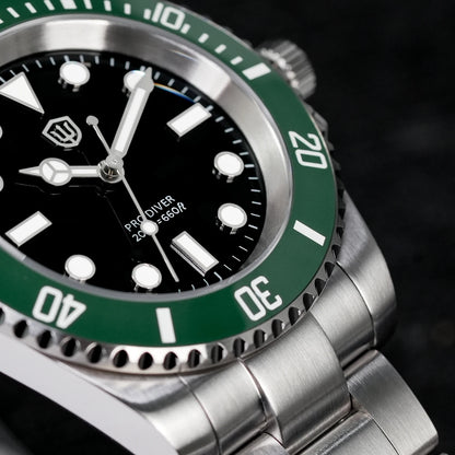 Watchdives WD1680Q V2 VH31 Sweep Second Quartz Watch Ceramic Bezel Ar Sapphire Bgw9 200M Waterproof 316L Wrist Watch Men Watches
