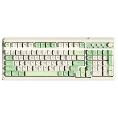 AULA S99 독거미 키보드 Membrane KeyboardWireless Bluetooth Wired Three Mode RGB Gamer Keyboards Office Typing Mute 99 Keys