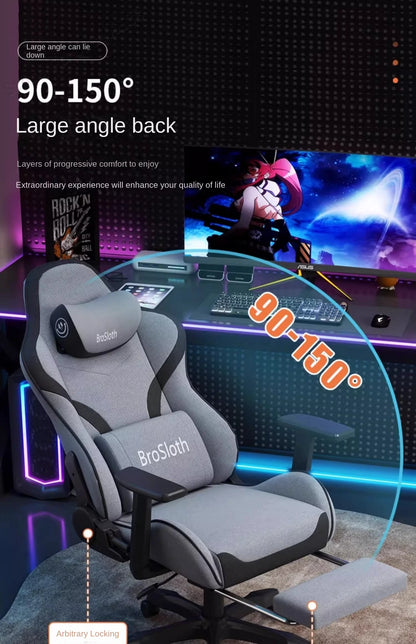 S6 Gaming Chair Comfortable Sedentary Ergonomic Adjustable Backrest Computer Chair Dormitory Lift Chaise gaming Live chair