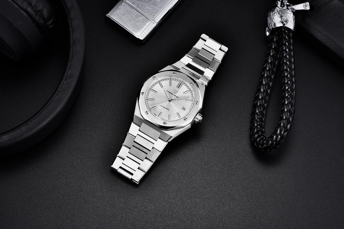 PAGANI DESIGN PD1673 Miyota 8215 Men's Fashion Watch 40MM Sport Automatic Mechanical Stainless Steel 100M Waterproof Watch