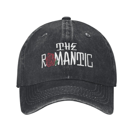 B&W The Romantic Tour Bruno Mars Concert Tour Washed Baseball Cap  Fashion Hip Hop Hats Summer Unisex Men Hunting Snapback Cap