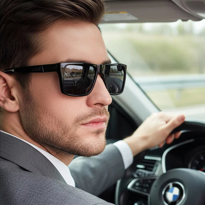 New Square Polarized Men Sunglasses Minimalist And Stylish Shades Suitable For Daily Use And Travel 1084