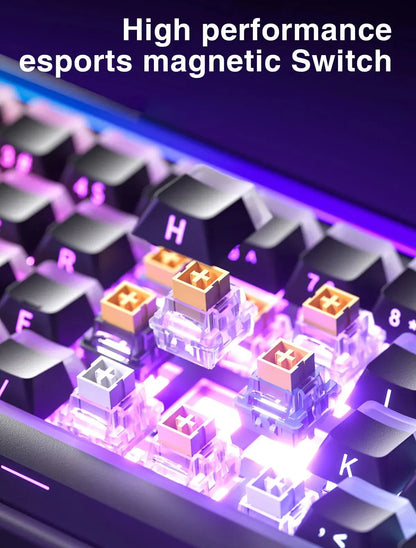 AULA HERO 68HE Magnet-Switch-Tastatur RGB Gaming Mechanische Tastatur Rapid Trigger 8K Return Kabelgebundene Esports Custom-Tastatur