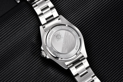 PAGANI DESIGN 2025 New Men's Automatic Mechanical Watch GMT Classic Retro Stainless Steel 200m Water Resistant Men's Wristwatch
