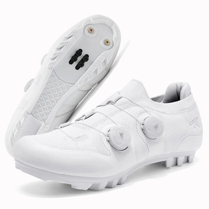 Men's MTB Cycling Shoes New Women's Pink Self-Locking Cleats Speed Road Bicycle Shoes Flat Trail Racing SPD Mountain Bike Sneakers