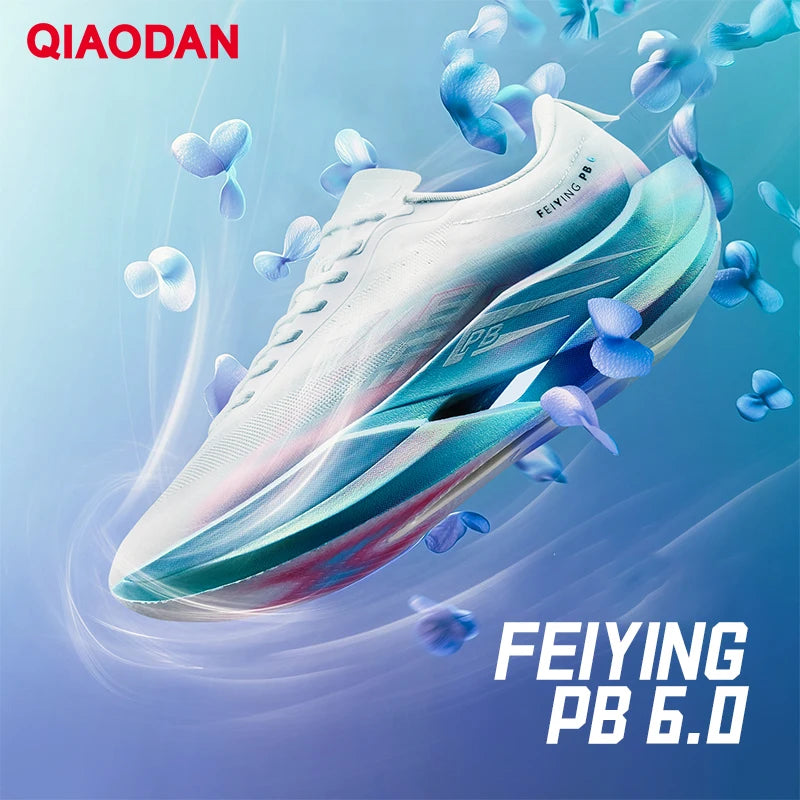 QIAODAN Feiying PB6.0 Men's 2026 Marathon Racing Sports Shoes New Suspended Full Palm Carbon Plate Running Sneakers QDB023261299