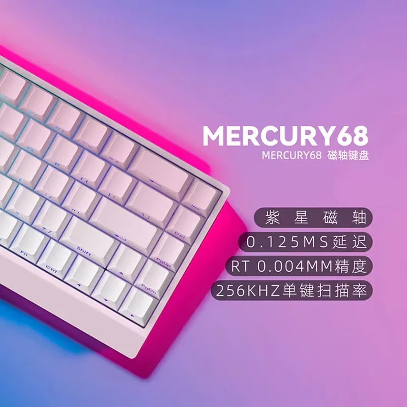 IROK Carotmas Mercury68 Magnetic Switch Mechanical Keyboards 8K 68 Keys RT0.004mm Low Delay Custom Wired Gaming Keyboard PC Gifts