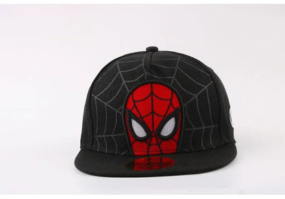 Kids Anime Spiderman Cartoon Baseball Cap Snapback Hat for Toddler Baby Children Spring Summer Adjustable Hip Hop