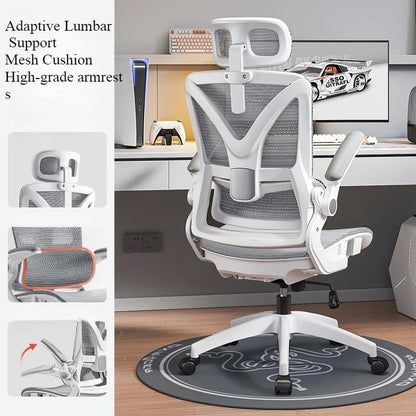 Ergonomic Gaming Chair 3D Lumbar Support Racing Swivel Adjustable Breathable Mesh High Density Sponge Seat Silla De Escritorio