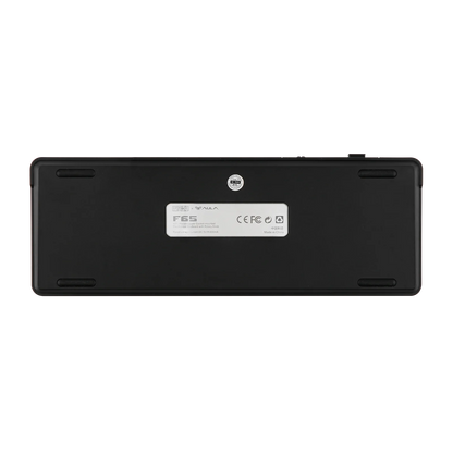 Teclado mecánico EPOMAKER x AULA F65 con distribución 65%, hot-swap, montaje gasket y conexión con cable/Bluetooth/inalámbrica 2.4G para Mac/Win