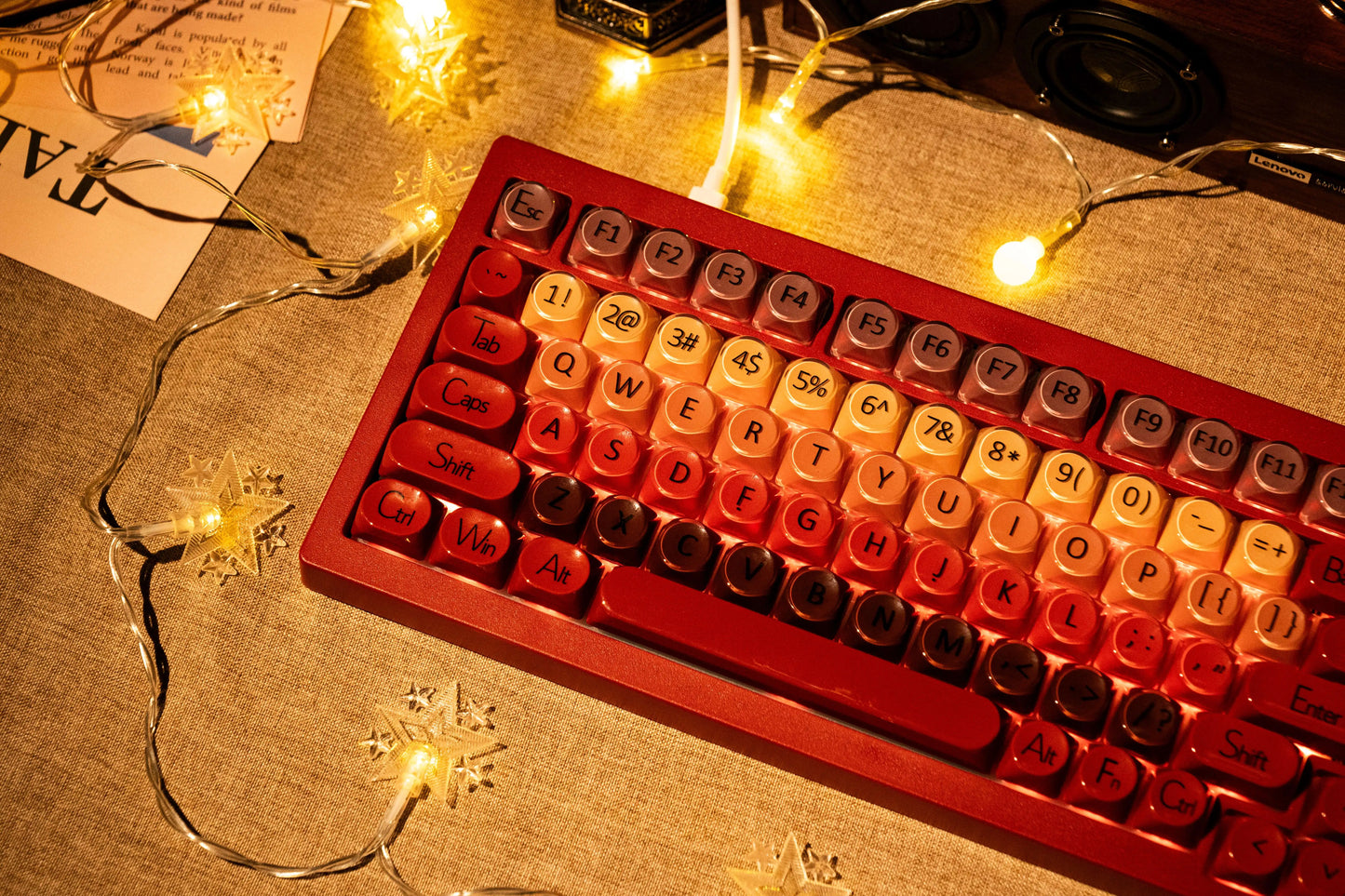 AKKO 5075 X Veekos K75 Gaming Mechanical Keyboard 75% RGB 3/5-Pin Hot Swap Wired Customized Keyboard with Knob Gasket