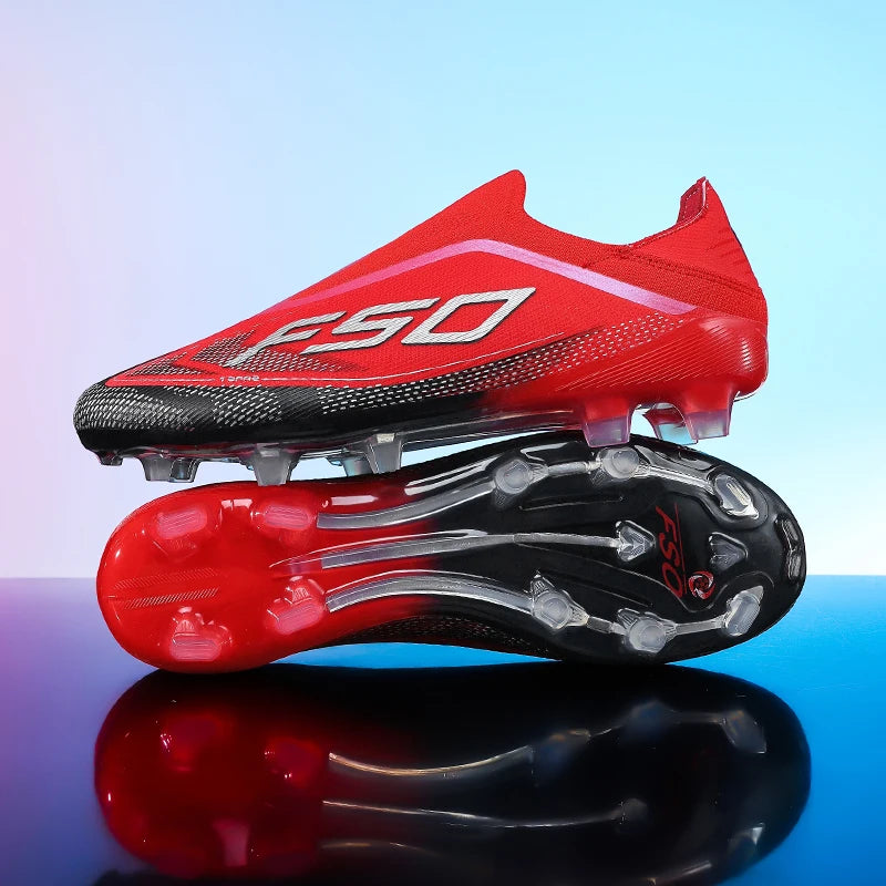 New Men Football Boots Non-Slip Boys Soccer Shoes Grass Cleats High-quality Match Sneakers Hot-selling Outdoor High-top Light