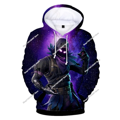 Fortnite Fighting Game 3D Print Hoodies Streetwear Children's Oversized Casual Sweatshirts Hoodie Man Coat Clothes