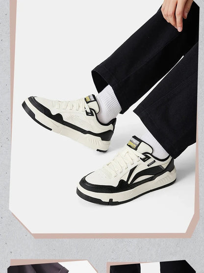 Li-Ning Women's COMMON 80s Lifestyle Shoes DUAL CUSHION Wearable Sport Shoes Classic Comfortable LiNing Leisure Sneakers AGCU158