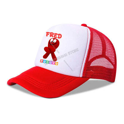 Pocoyos Pattern Baseball Cap for Kids Adult Cartoon Peaked Hat Kawaii Boys Girls Anime Summer Hats Fashion Kids Accessories Gift