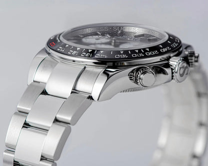 Sugess Diving Men's Watch Panda Automatic Mechanical Chronograph Peacock SL4801 Movement Wristwatch Waterproof Ceramic Bezel New