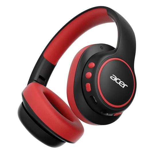 Casque Bluetooth 6.0 Acer Kids pour l'école avec micro intégré, supra-auriculaire, 75h d'autonomie, volume sûr 85dBA, charge rapide USB-C