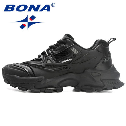 BONA 2023 New Designers Anti-Slip and Wear-Resistant Classic Running Shoes Athletic Sport Shoes Men Outdoor Sneakers Lightweight