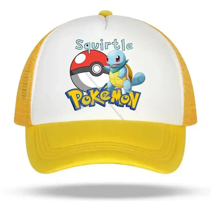 Pokemons Pikachu Baseball Cap Women Men Trend Anime Adjustable Hat Adult Summer Sunhat Outdoor Sport Breathable Shade Cap Gift